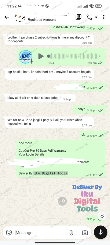 WhatsApp delivery screenshot 6