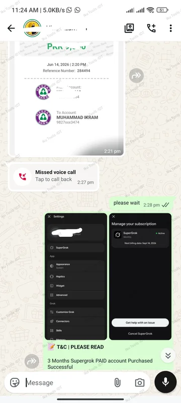 WhatsApp delivery screenshot 9